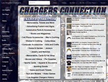 Tablet Screenshot of chargersconnection.com